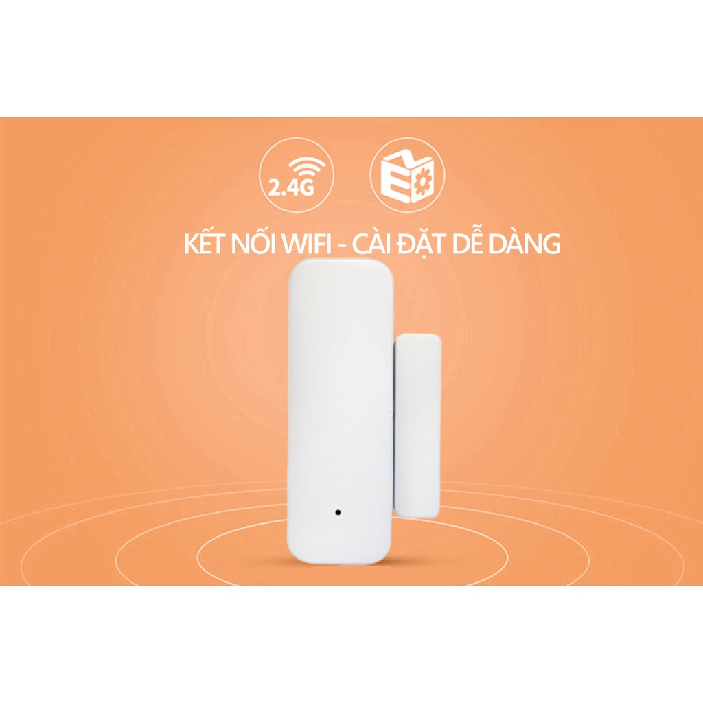 Cảm biến cửa Wifi thông minh Tuya WD2 - Ảnh 2