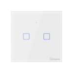 Sonoff T0EU2C-TX - Công tắc WiFi cảm ứng 2 cổng chuẩn EU trắng